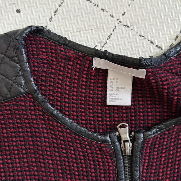 H&M mixed media jacket/cardigan - Picture 4 of 7